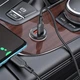 Автомобільний зарядний пристрій Borofone BZ18A PD20W+QC3.0 car charger set (Type-C to Type-C) Black (6974443384925) - зображення 3