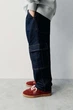 Подростковые джинсы-карго Zara 4152/508 164 см Темно-синий - изображение 5