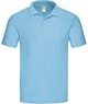 Футболка поло мужская Fruit of the Loom Original polo 3XL Светло-голубой (0630500YT3XL) - изображение 1