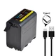 Акумулятор батарея Batmax з USB зарядкою для SONY NP-F960 / NP-F970 для фото відео накамерного світла, павер банк для смартфона, 9600 мАг ( Batmax NP-F970Pro-USB ) - зображення 3