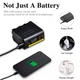 Акумулятор батарея Batmax з USB зарядкою для SONY NP-F960 / NP-F970 для фото відео накамерного світла, павер банк для смартфона, 9600 мАг ( Batmax NP-F970Pro-USB ) - зображення 5