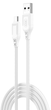 Кабель XO NB235 Zebra Series Braided USB-A to Micro - 1m White (6976054) - зображення 1
