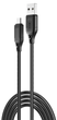 Кабель XO NB235 Zebra Series Braided USB-A to Micro - 1m (Black) (6974583) - зображення 1