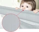 Захисний бар'єр для ліжечка ведмедик Primabobo BM01_SZ180 сірий 180 см Bed Lock кишеня - зображення 8