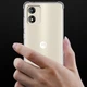 Противоударный прозрачный чехол для Motorola Moto E13 - изображение 2