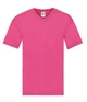 Футболка чоловіча Fruit of the Loom Original v neck T S Малиновий (061426057S) - зображення 1