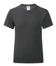 Футболка детская Fruit of the Loom Girls Iconic T 152 см Черный (061025036152) - изображение 1