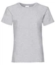 Футболка Fruit of the Loom Valueweight girls 152 Серый (061005094152) - изображение 1