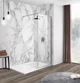 Стенка стеклянная для душа с держателем 200x100см IMPRESE WALK-IN стекло прозрачное 6мм s09111001TR - изображение 2