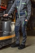 Штани робочі Neo Tools Premium, 100% бавовна, тканина Ripstop, посилення тканиною Cordura, XS(46), сіро-синій - изображение 4