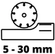 Борозды Einhell TE-MA 1500, диск 125 мм, мощность 1500 Вт, ширина паза 8-30 мм, глубина паза 5-30 мм, обороты 8500 об/мин, вес 48 кг (635583) - изображение 8