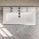 Тумба с умывальником AM.PM X-Joy 100x58x44.8см подвесная белая MTA-FHX1002WG-WCC1002WG - изображение 5