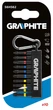 Набор ударных бит GRAPHITE 1/4", PH, PZ, TX, 50 мм, сталь S2, карабин, 10 шт (632825) - изображение 2