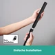 Душова лійка-трубка HANSGROHE Pulsify S 24мм пластик чорна 24125670 - зображення 6