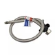 Шланг гибкий для подключения смесителя ITAL Pro-Flex нр-вн M10x1/2" 150 см нержавеющая оплетка PRFS12150 - изображение 2