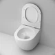 Унитаз подвесной безободковый белый AM.PM Like с сиденьем с микролифтом CLA1900SC - изображение 8