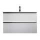 Тумба с умывальником AM.PM X-Joy 100x58x44.8см подвесная белая MTA-FHX1002WG-WCC1002WG - изображение 1