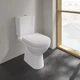 Унітаз підлоговий безобідковий білий без бачка VILLEROY&BOCH O.novo без сидіння випуск в стіну 5661R001 - зображення 4