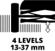 Газонокосарка механічна Einhell GC-HM 400 40см 27л 13-37мм 7.5кг (3414129) - зображення 8