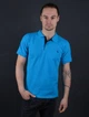 Мужская футболка поло бирюзовая Турция 56109 3XL 4554275 - изображение 2