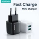 Адаптер сетевой JOYROOM Mini dual port smart fast charge L-2A121 |2USB, 2.4A| 4756106 - изображение 6