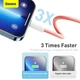 Кабель BASEUS Type-C to Lightning Dynamic Series Fast Charging Data Cable |1m, 20W| (CALD000003) 4757377 - изображение 9