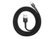 Кабель Baseus Cafule Cable USB Lightning 1м, Grey+Black (CALKLF-BG1) 4772208 - зображення 2