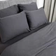 Постельное белье семейное Viluta Сатин Wash-69-S 210х143х2 см темно-серое 4880093 - изображение 2