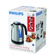 Електрочайник PHILIPS HD-4667/20 Полірований метал/чорний - зображення 4