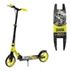 Самокат двухколесный Best Scooter, колеса PU, 1 амортизатор, с ручным тормозом, зажим руля. Black and Yellow - изображение 2