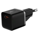 Блок блоку швидкої зарядки - адаптер живлення Baseus GaN5 Fast Charger (mini) OS 1 USB-C 20W чорний - зображення 1