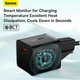 Блок блоку швидкої зарядки - адаптер живлення Baseus GaN5 Fast Charger (mini) OS 1 USB-C 20W чорний - зображення 5