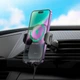 Держатель HOCO Journey wireless fast charging car holder HW4 (air outlet) 4756588 - изображение 8