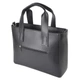 ЧОРНА - велика каркасна якісна сумка у стилі "Tote Bag", відділення на блискавці (Луцьк, 798) 4643625 - зображення 3
