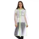 Плащ-дождевик Cat Raincoat Унисекс. Белый полупрозрачный с салатовым кантом 4404635 - изображение 1