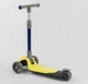 Самокат трехколесный "Best Scooter", складной алюминиевый руль, 3 колеса PU со светом. Black and Yellow - изображение 2