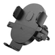 Держатель для телефона в машину на воздуховод Hoco Mighty one-button Car holder. Black - изображение 6