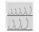 5109-121 Гачки Owner J-Light Worm Hook 5109 (B-94) №2/0 Black chrome 4444880 - зображення 3