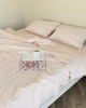 Постільна білизна сімейна Dushka Home Сатин Люкс 20939 160х215х2 см блідо персикова 4874336 - зображення 1