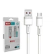 Кабель для зарядки и синхронизации USB XO NB-Q166 5A USB-Type-C 1М Белый 4568242 - изображение 3