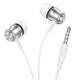 Наушники BOROFONE Platinum metal universal earphones with microphone BM75 |1.2m, Hi-Fi| 4756761 - изображение 10