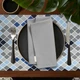 Набор салфеток под тарелку 2 шт RHOMB GREY BLUE 4580726 - изображение 4