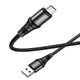 Кабель HOCO Micro USB Excellent charging data cable X50 1 м черный - изображение 3