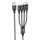 Кабель HOCO Combo 4-in-1 2Type-C+Lightning+Micro USB Super charging cable X76 |1M, 2A| 4758027 - изображение 1