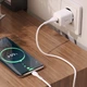Адаптер сетевой HOCO Type-C Cable Briar dual port charger set N8 |2USB, 2.4A| (Safety Certified) 4756070 - изображение 5
