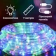 Гірлянда вулична, стрічка світлодіодна Дюралайт 240 LED 7 м, морозостійка, прозорий дріт, мультиколор - зображення 2