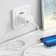 Адаптер сетевой BOROFONE Type-C to Lightning cable Reacher dual port charger set BN9 |2Type-C, 35W/3A, PD/QC| - изображение 3