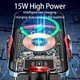 Держатель Auto open-close Transparent Wireless Charger XYJ A6 |15W, RGB| 4756599 - изображение 10