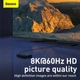 Кабель BASEUS HDMI 8K Adapter Cable 2 метра (CAKGQ-K01) - изображение 4