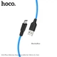 Кабель силіконовий HOCO X21 Plus MicroUSB Silicone 1 метр блакитний - зображення 5